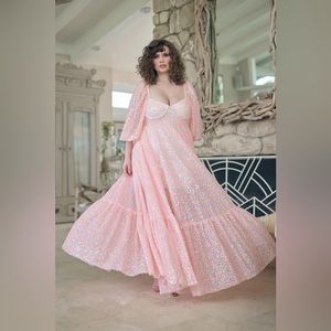 Selkie dress the rainbow sequin princess gown